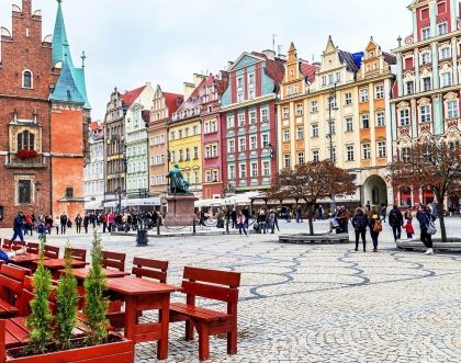 Kolorowy Wrocław. Barwne kamienice na Starym Mieście we Wrocławiu